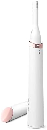Philips Touch-up Women’s Eyebrow & Facial Hair Trimmer | Portable Precision Groomer | Gentle Hair Remover for Eyebrows, Upper Lip, Chin & Sidelocks | HP6388,White