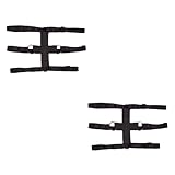 AOKWAWALIY 3 unidades de ligamentos punk, Negrox2st, 25X10CMx2pcs