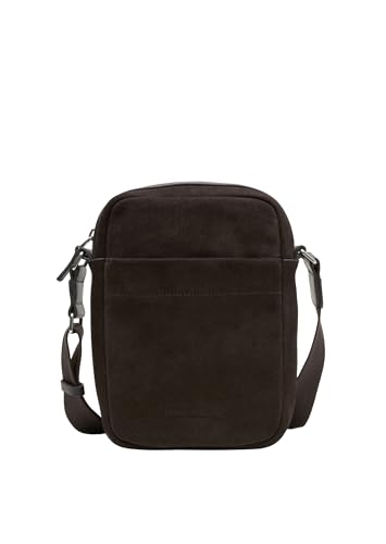 Bolso bandolera Lovis de Marc O'Polo en cuero marrón oscuro para hombre