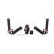 DF DIGITALFOTO ARES Z-Achsen-Feder-Doppelgriff, Flexibler, dämpfender, Abnehmbarer Doppelgriff-Gimbal-Griff, kompatibel mit ZHIYUN Crane 2 MOZA FEIYU DJI Ronin S/S2/RS3/RS3 Pro 3-Achsen-Gimbal