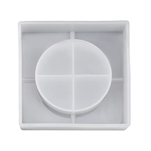 QLPLYZON Aschenbecher Harzform,Epoxidharz Formen Große Aschenbecherform Quadratischen Ashtray Moulds Gießform Silikonform Tablett für Aschenbecher Blumentopf DIY Craft Geschenke (16 x 16 cm) Cover