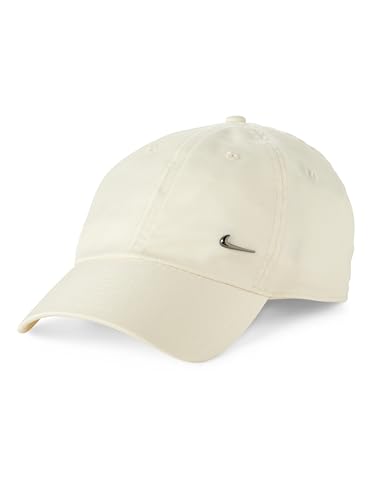 Image of Nike Unisex Adult Dri-FIT Club Unstructured Metal Swoosh Cap Hat | Mens and Womens