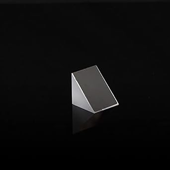 Right Angle Prism N-BK7 K9 Optical Components Glass for Precision Optical Instruments,for Physics, Light Refraction & Wavelength Experiments