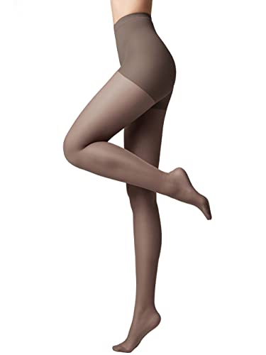 Image of Conte Women's High Waist Compression Pantyhose Tights with Control Top Active 40 Denier