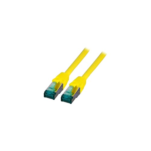 EFB Câble patch RJ45 S/FTP Cat.6A LSZH Jaune 5 m