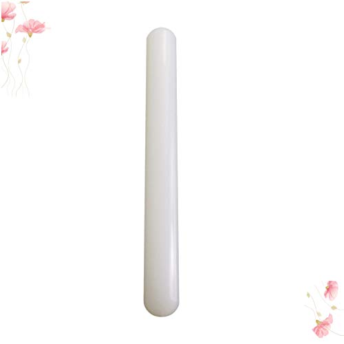 Upkoch Plastic Rolling Pin Non-Stick Fondant Dough Pastry Roller Cake Noodle Baking Decorating Tools Utensils Kitchen Supplies 50X3.5Cm #TOP6