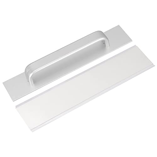 QUARKZMAN 1uds Autoadherentes Manijas, Blanco Aluminio Aleación Autoadhesivo Instantáneo Cajón Manijas Tiradores para Baño, Ropero, Armario, Tocador, Ventana (200mm/7,87' Longitud)