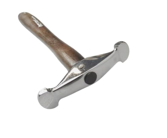 Jewelry Making Texturing Hammer, Narrow Head Design, Metal Forming Tool for Silversmithing and Repousse Work