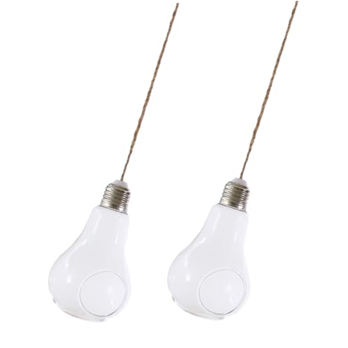 OFFSCH 2pezzi Lampadina Vaso Sospeso Per Piante Idroponiche Contenitore Decorativo Per Casa e Ufficio Design Creativo e Moderno Per Atmosfera Elegante