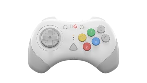 Retro Fighters D6 Dreamcast Wireless Controller for Switch/PC/Dreamcast, White