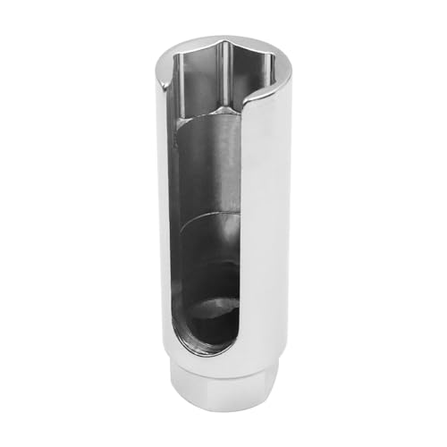 Alnicov 1/2' Quare Drive Sensor de oxígeno para automóvil, Cabeza Cuadrada de 12 mm, Hexagonal de 22 mm, Conector de Llave, Herramientas de Llave Inglesa para reparación de automóviles - Plata