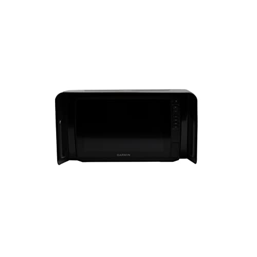 Image of BerleyPro Garmin Fish Finder Visor - Sun Cover & Glare Reduction - Fits Echomap UHD /UHD2 /Ultra, GPSMAP, Striker, Echomap Chirp & More - CNC Machined ASA Plastic