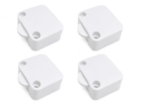 Image of Automatic Wardrobe Cabinet Door Light Switch, Push-to-Off Door Activated Switch for Wardrobe, Closet, Cupboard, Cabinet & Furniture Lights, Pack of 4