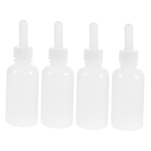 HOLIDYOYO 4Pcs Reusable Pet Nursing Bottles Silicone Feeding Bottle for Kittens and Puppies Lightweight and Elastic Design with Leak Prevention for Pets Feeding