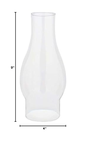 Image of Westinghouse 8309000 8-1 /2 inch Clear Chimney Design Lamp Shade