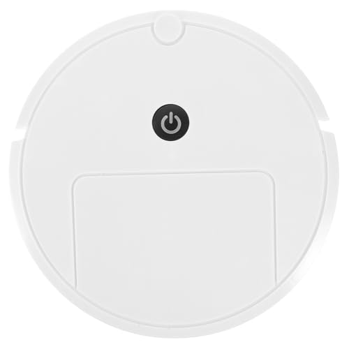ULTECHNOVO Robot Laveur de Sols Autonome Blanc Recharge Usb, Balai-serpillière Automatique pour Nettoyage des Sols, Aspirateur Robotisé pour Maison, Balayeur Intelligent et Autonettoyant