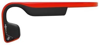 AfterShokz Titanium Mini Wireless Bone Conduction Bluetooth Headphones, Shorter Headband Size for Smaller Fit, Open-Ear Design, Red, AS600MRD