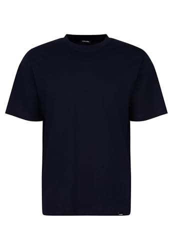 T-Shirt à Col Rond Seidensticker Coupe Droite pour Homme en Coton Blanc