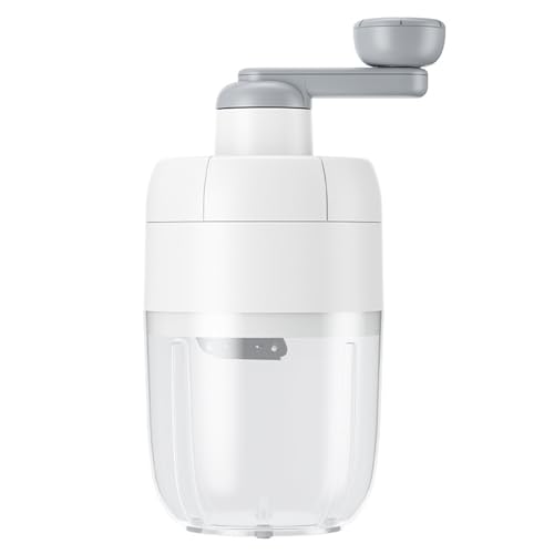 Vvikizy Tritaghiaccio Manuale, Macchina Portatile a Manovella per Granite con Spessore Regolabile, Ideale per Casa, Campeggio e Feste all'aperto.