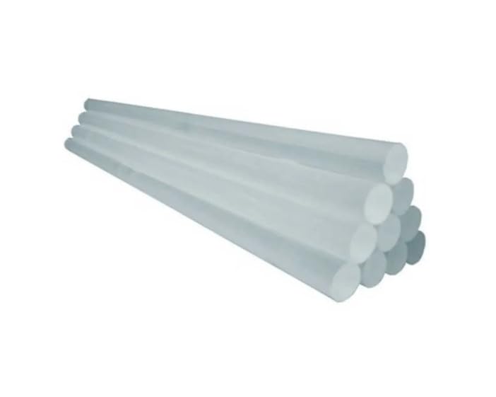 WellHise Şeffaf Sıcak Silikon Çubuğu Standart Kalın 11mm x 21.5cm – 10'lu Paket Çubuk Silikon