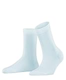  FALKE Cotton Touch W SO Calcetines, Blau (Imperial 6065), 35-38 (UK 2.5-5 Ι US 5-7.5) para Mujer