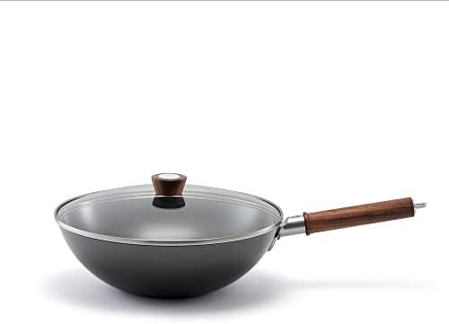 ZWILLING Dragon 12-inch Carbon Steel Wok with Lid - Thumbnail 4