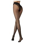 SHENHE Women's Patterned Fishnet Tights High Waist Pantyhose Floral Stockings Mesh Seam Back One Size