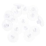 TEMPNAP 20 piezas Organizador de Cables con Ventosa Clips de Reutilizables para Sujetar Luces Decorativas Paredes Fijación Firme y Compacta para Uso Doméstico