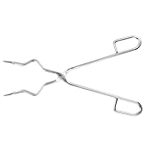 NUOBESTY Stainless Steel Crucible Tongs Laboratory Clamp Beaker Holder Biochemical Flask Clip Sturdy Lab Utensils for Scientific Research and Industrial Use