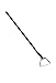 Seymour 42100 Loop Hoe with 60" Blue Aluminum Handle