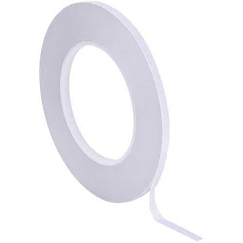 EBOOT Double Sided Adhesive Tape (55 Yards) for Gifts, Photos, Documents, Wallpaper, Scrapbooking, Crafts, Ribbon, Cards and Boxes (1/4 Inch)