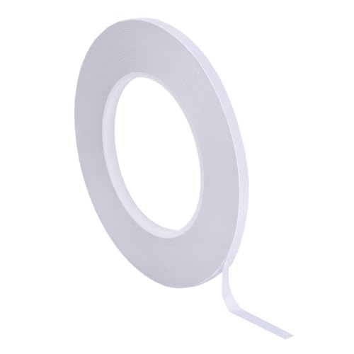 EBOOT Double Sided Adhesive Tape (55 Yards) for Gifts, Photos, Documents, Wallpaper, Scrapbooking, Crafts, Ribbon, Cards and Boxes (1/4 Inch)
