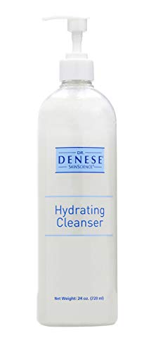 Dr. Denese SkinScience Hydrating Cleanser with Powerful Antioxidants Vitamin E, Aloe Vera Extract - Remove Make-Up, Dirt & Oil Without Drying Out Skin - Cruelty-Free - 24oz