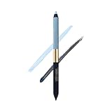 Estée Lauder Smoke and Brighten Long-Lasting Waterproof Kajal Eyeliner Pencil Duo, 0.03 Ounce, Marine/Sky Blue