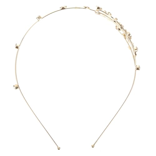 Accessoire cheveux femme doré en alliage et strass pour coiffure chic