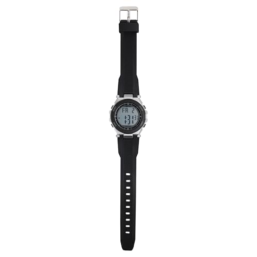 Image of Zoop Digital Watch with Silver Case, Digital Dial & Black Strap for Boys Kids, from House of Titan - 16047PP03