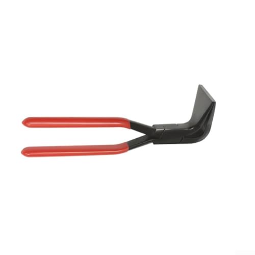 Niceminiwall Alicates plegables de chapa de acero de alto carbono, herramienta de doblado de 180°/90°/45°, herramienta de mano automotriz, mango antideslizante, diseño de mandíbula paralela recta (90°