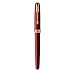 PARKER Sonnet Fountain Pen, Red Lacquer with Gold Trim, Medium Nib (1931474)