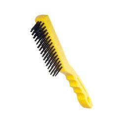 BRUSH HOUSE Yellow Carbon Steel Wire Brush for Cleaning and Removing Rust (B08PFJK338) Amazon Price History, Amazon Price Tracker