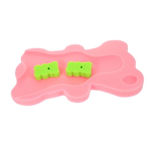 KOMBIUDA Baby Bath Mat Non-Slip Sponge Pad for Newborns Bathing Sponge Mat for Infant Toddler Bath Pad Skidproof Design Random