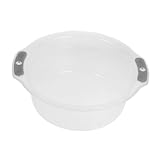 Conception spacieuse : la capacité de ce lavabo lui permet de contenir suffisamment d'eau, ce qui le rend pratique pour une variété d'activités de lavage, bassin à manger, ronde