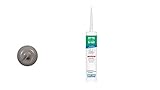 OttoSeal S100, das Premium- Sanitär- Silicon, 300ml Farbe: C1105 BASALT