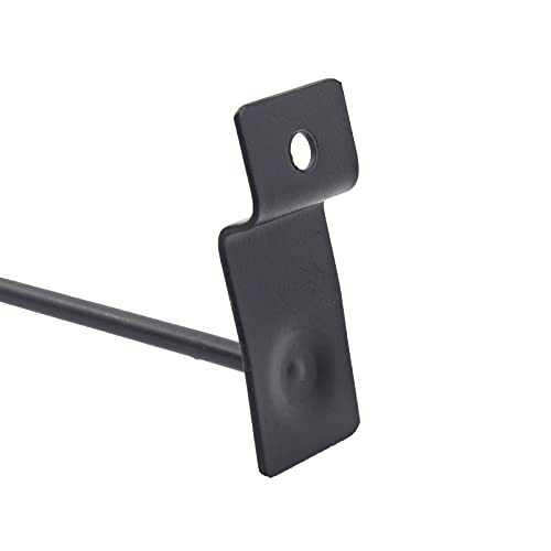 Ttzeze 6 Pack Slatwall Hooks, Heavy Duty Utility Hooks Grid Commercial Grade Metal Black Shelving Assortment Garage Storage Organizer,Hanger Display,Display Panel Hook,Retail And Exhibition Products #TOP2