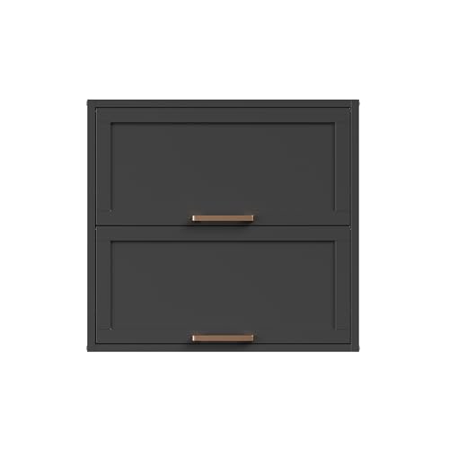 Firstsky Metal Wall Cabinet with Up-Flip Door,Float Steel Cabenit with