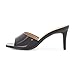 CUSHIONAIRE Women's Evie One Band Dress Sandal +Memory Foam And Wide Widths Available, Black Patent 9