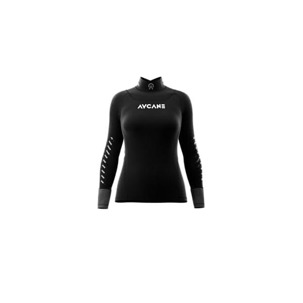 Blade Ice Hockey Base Layer Black, Cut-Resistant Neck & Wrist Protection, Long Sleeve, BNQ Certified