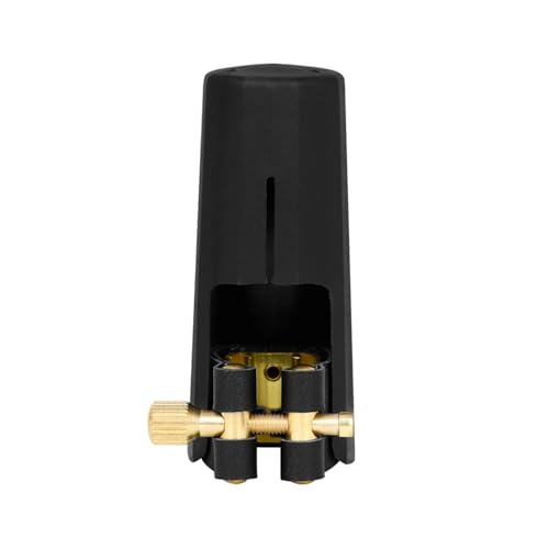 QIEIEI Saxophone Mouthpiece Ligature Caps Clip Leather Ligature Fastener & Caps Soprano Saxophone Ligature Mouthpiece Caps