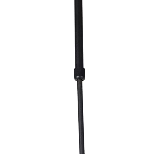 Qazqa lámpara de 4 luces Laser negra para iluminar grandes mesas 6
