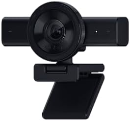 Razer Kiyo V2 – 4K 30FPS Webcam und KI-gestützter Bildausrichtung - 1080p 60FPS, integrierte Abdeckung, HDR, Ultraweitwinkelobjektiv, kompatibel mit MS Teams, Zoom und Google Meet