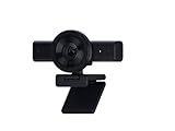 Razer Kiyo V2 – Webcam 4K 30FPS avec Cadrage Automatique alimenté par l'IA - 1080p 60FPS, Cache intégré, HDR, Objectif Ultra Grand Angle, Compatible avec MS Teams, Zoom, Google Meet | Noir